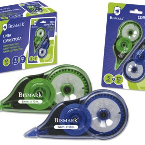 CORRECTOR CINTA BISMARK 12M BLISTER 2U