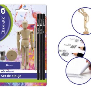 SET DE DIBUJO CON MANIQUI Y MATERIAL