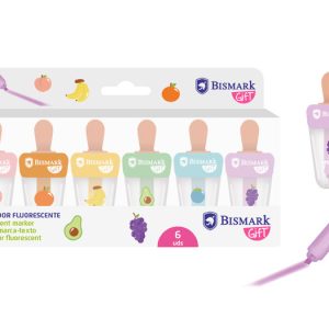 SET 6 ROTULADORES FLUORESCENTES HELADO