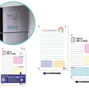 PIZARRA MAGNETICA ACRILICA A4 CON ROTULADOR