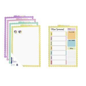 PIZARRA PLANIFICADORA SEMANAL MAGNETICA SURTIDAS