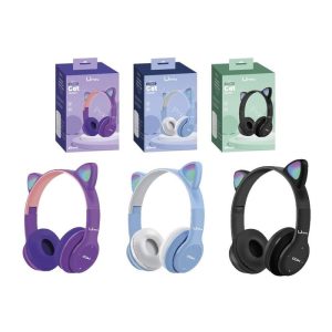 AURICULARES BLUETOOTH OREJITAS CON LUZ SURTIDOS