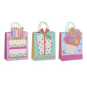 BOLSA KRAFT REGALO CUMPLEA?OS CRYSTAL