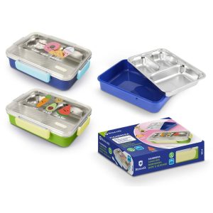 FIAMBRERA ALUMINIO 900 ML -3 COMPARTIMENTOS