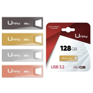 USB METAL 3,2 128GB CON LLAVERO