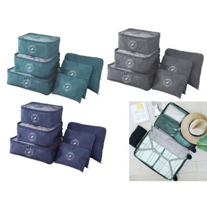 SET 6 BOLSAS ORGANIZADORAS DE MALETAS