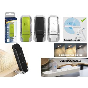 LAMPARA LECTURA LED FLEXIBLE DE VIAJE
