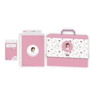 SET MALETIN LIBRO Y ROTULADORES NI?A MI PRIMERA COMUNION