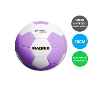 BALON PVC FUTBOL MADRID 20CM INFLADO