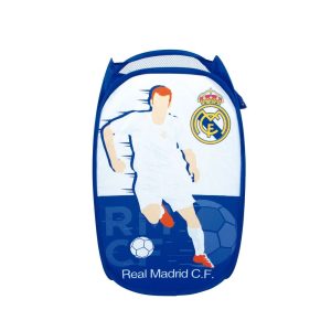 CONTENEDOR TELA RECTANGULAR ALMACENAJE REAL MADRID 36X36X58