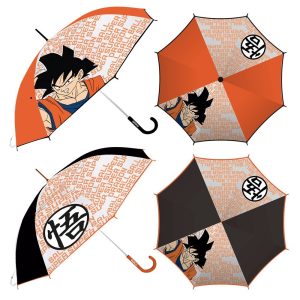 PARAGUAS INFANTIL TRANSPARENTE DRAGON BALL 46/8 2MOD SURT