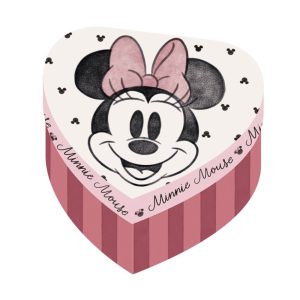 CAJITA ALMACENAJE CORAZON MINNIE 12X12X7CM