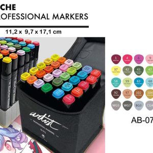 ESTUCHE LUXURY CANVAS GAMA ARTIST 30 COLORES DOBLE PUNTA