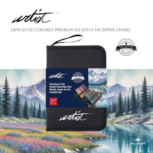 ESTUCHE DE TELA 36 COLORES LAPICES PREMIUM