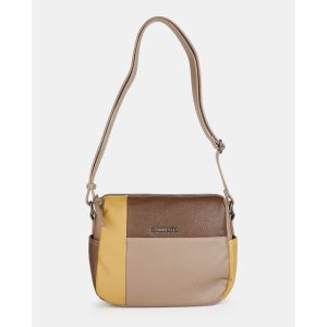 BOLSO BANDOLERA GONGORA MARRON 24X18X9