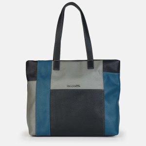 BOLSO SHOPPING CON ASA BANDOLERA GONGORA NEGRO 34X29X12