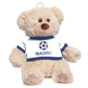PELUCHE OSO CAMISA BLANCA 20CM MADRID