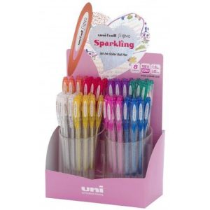 EXPOSITOR 48 BOLIGRAFO UNI-BALL SIGNO SPARKLING 1,0MM