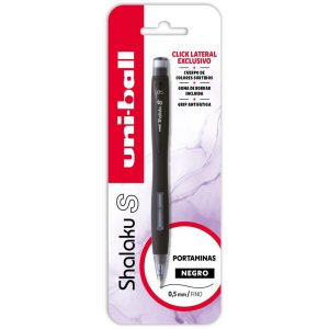 BLISTER PORTAMINAS UNIBALL SHALAKU S 0,5 MM NEGRO