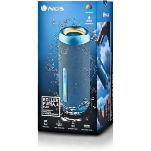 ALTAVOZ PORTATIL CON BLUETOOTH E IMPERMEABILIDAD AZUL