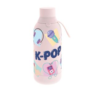 BOTELLA TERMICA 500ML PINK K-POP