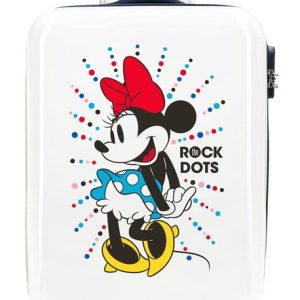 MALETA DE CABINA MINNIE MAGIC DOTS RIGIDA 55CM