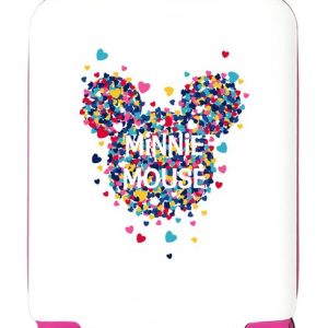 MALETA DE CABINA MINNIE MAGIC CORAZONES RIGIDA 55CM