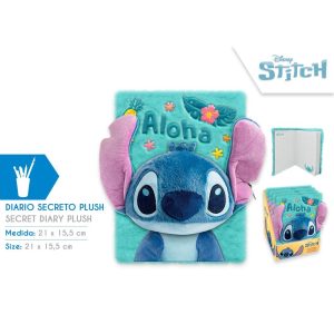 LIBRETA A5 3D PLUSH STITCH