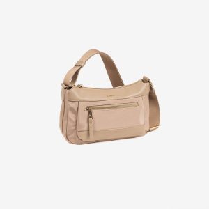 BOLSO BANDOLERA MUJER CAMEL BERJA 27X18X10CM