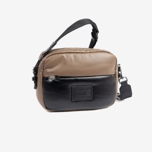 BOLSO BANDOLERA VELSIDE TAUPE 22X16CM