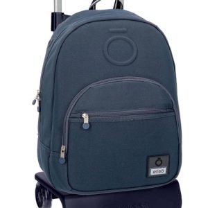 MOCHILA CON CARRO ENSO BASIC AZUL