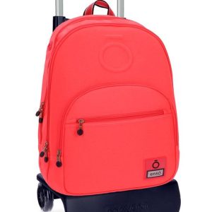 MOCHILA DOBLE COMPARTIMENTO CON CARRO ENSO BASIC CORAL
