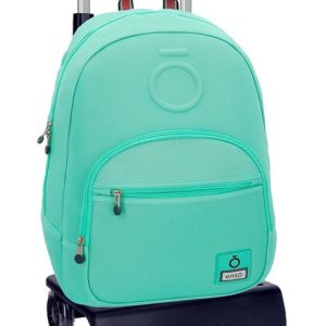 MOCHILA CON CARRO ENSO BASIC TURQUESA
