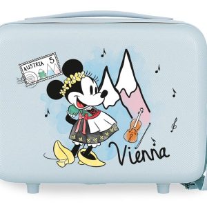 NECESER ABS LET'S TRAVEL MINNIE VIENNA ADAPTABLE AZUL CLARO