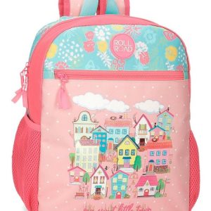 MOCHILA PREESCOLAR ROLL ROAD MY LITTLE TOWN ADAPTABLE