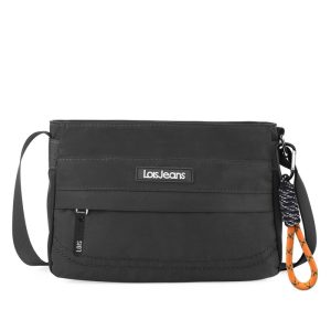 BOLSO BANDOLERA ELLEN NEGRO 8X25X18