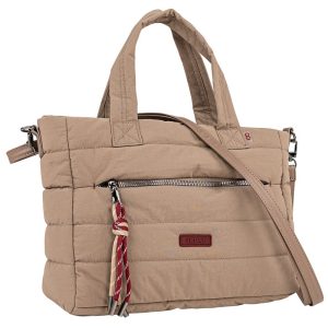 BOLSO DE MANO BANDOLERA BRESCIA TAUPE