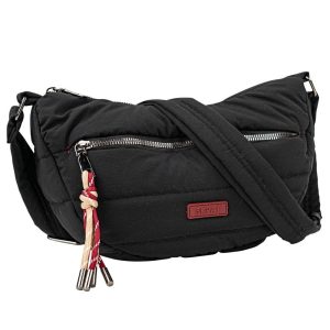 BOLSO BANDOLERA BRESCIA 32 X 23 CM NEGRO