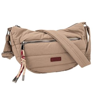 BOLSO BANDOLERA BRESCIA 32 X 23 CM TAUPE