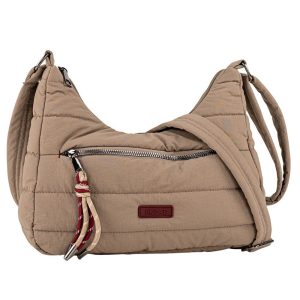 BOLSO BANDOLERA BRESCIA 32 X 23 CM TAUPE
