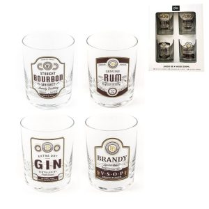 JUEGO DE 4 VASOS 350ML