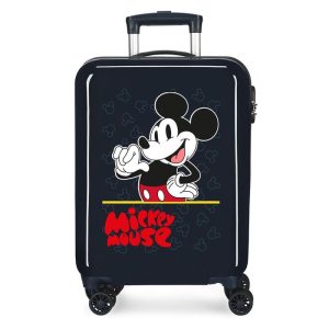 MALETA DE CABINA MICKEY MOUSE FASHION RIGIDA 55 CM MARINO
