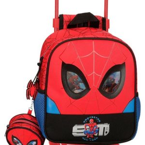MOCHILA PREESCOLAR SPIDERMAN PROTECTOR + CARRO