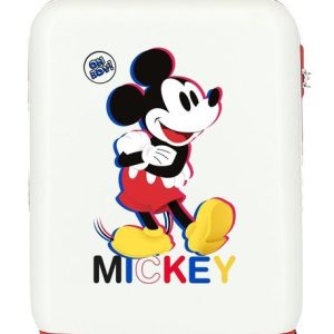 MALETA DE CABINA RIGIDA MICKEY 3D 55 CM BLANCO