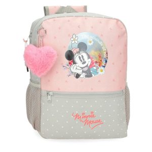 MOCHILA DE PASEO 33X25 MINNIE WILD NATURE ADAPT A CARRO