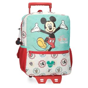 MOCHILA DE PASEO 33X25 MICKEY BEST FRIENDS TOGETHER CON CAR