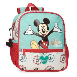 MOCHILA GUARDERIA 25X23 MICKEY BEST FRIENDS TOGETHER