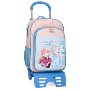 MOCHILA ESCOLAR FROZEN BELIEVE IN THE JOURNEY 40CM CON CARR