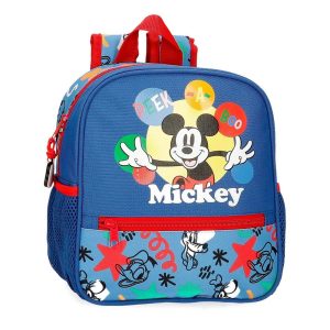 MOCHILA GUARDERIA 25CM MICKEY PEEK A BOO ADAPT A CARRO