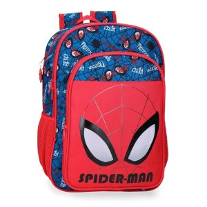 MOCHILA ESCOLAR DOBLE 40CM SPIDERMAN AUTHENTIC